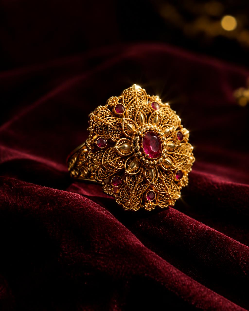 Filigree Bloom Ring